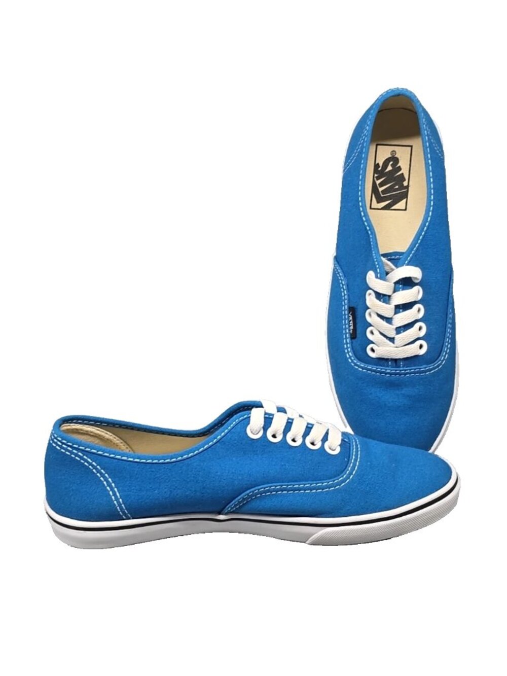 Vans Old Skool Blue Lace Up Canvas Sneakers Women's Size 7.5